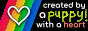 Created by a Puppy with a heart